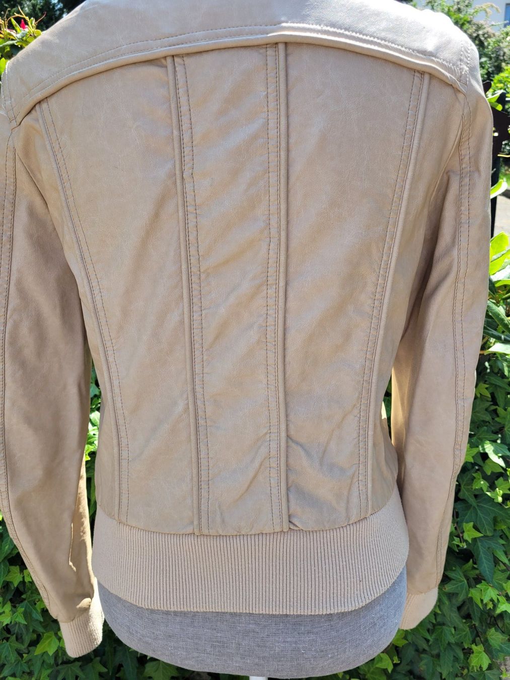 Giacche: L / 42, Kunstleder JACKE in Beige – Usato da Nottwil venduto da echtMOMO 4