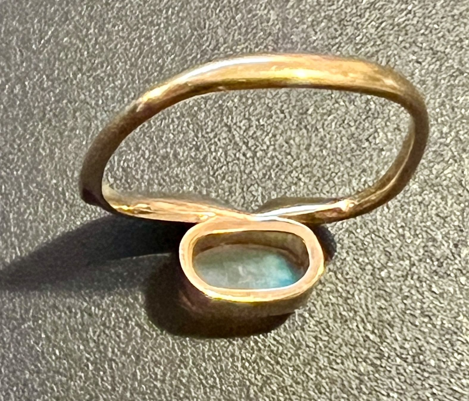 Anelli: Gold-Ring 18 K mit Opal – Usato da Chur venduto da Penting1935 5