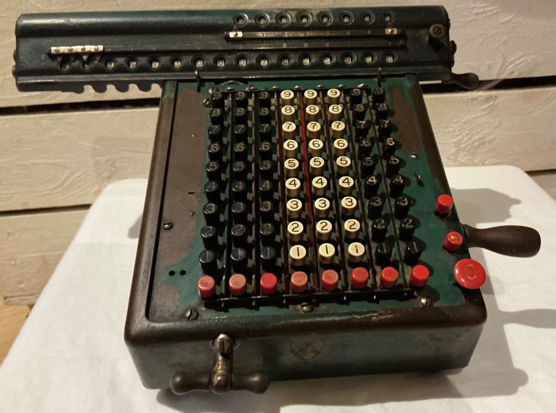 Taschenrechner: Monroe KA‑160 – Antique Adding Machine – 1930er – Selten – Gebraucht aus Adliswil von NT15 1