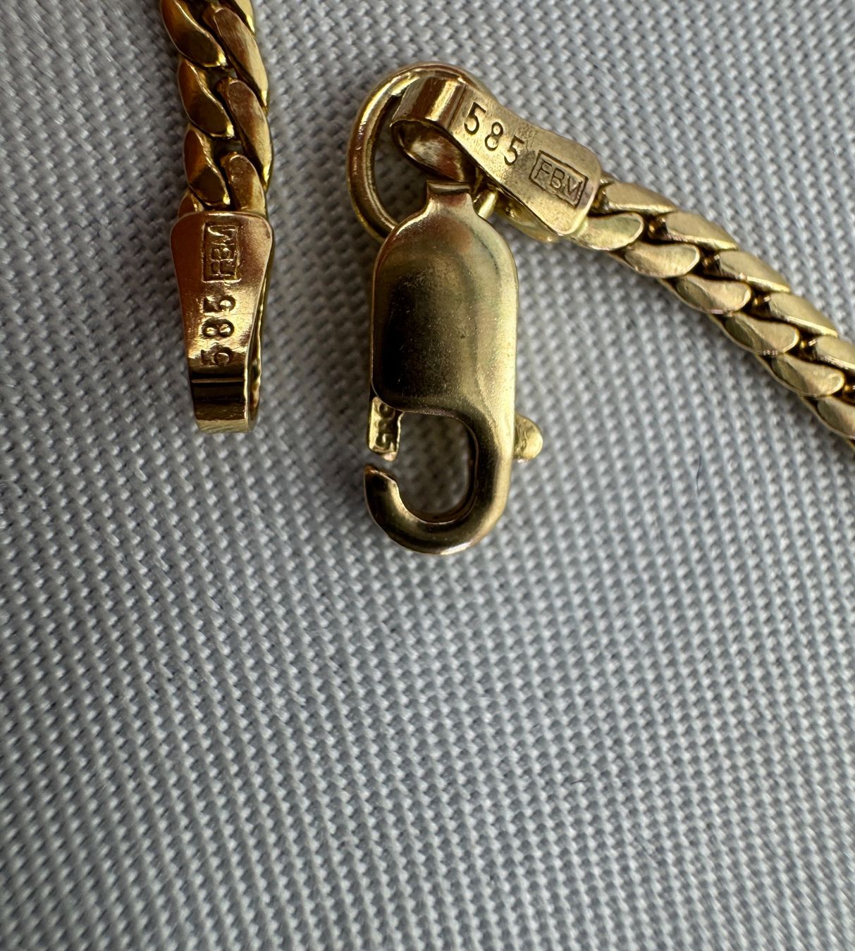 Catenine: Halskette in 585 Gold / 14 Karat – Usato da kreuzlingen venduto da fantasy_schmuck 5
