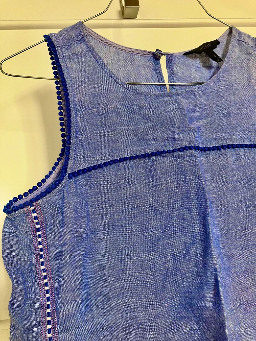 J.Crew Top: Blaues J. Crew Top aus Leinen, Gr. 0 – Usato da Zürich venduto da mou_j96c 1