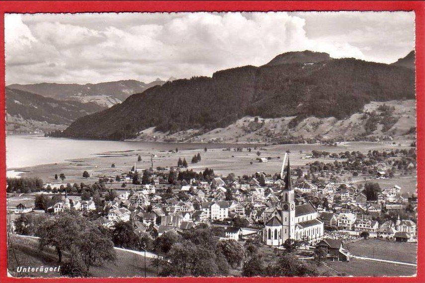 Cartoline postali: UNTERÄGERI – Usato da Grüningen venduto da Kartenlaube