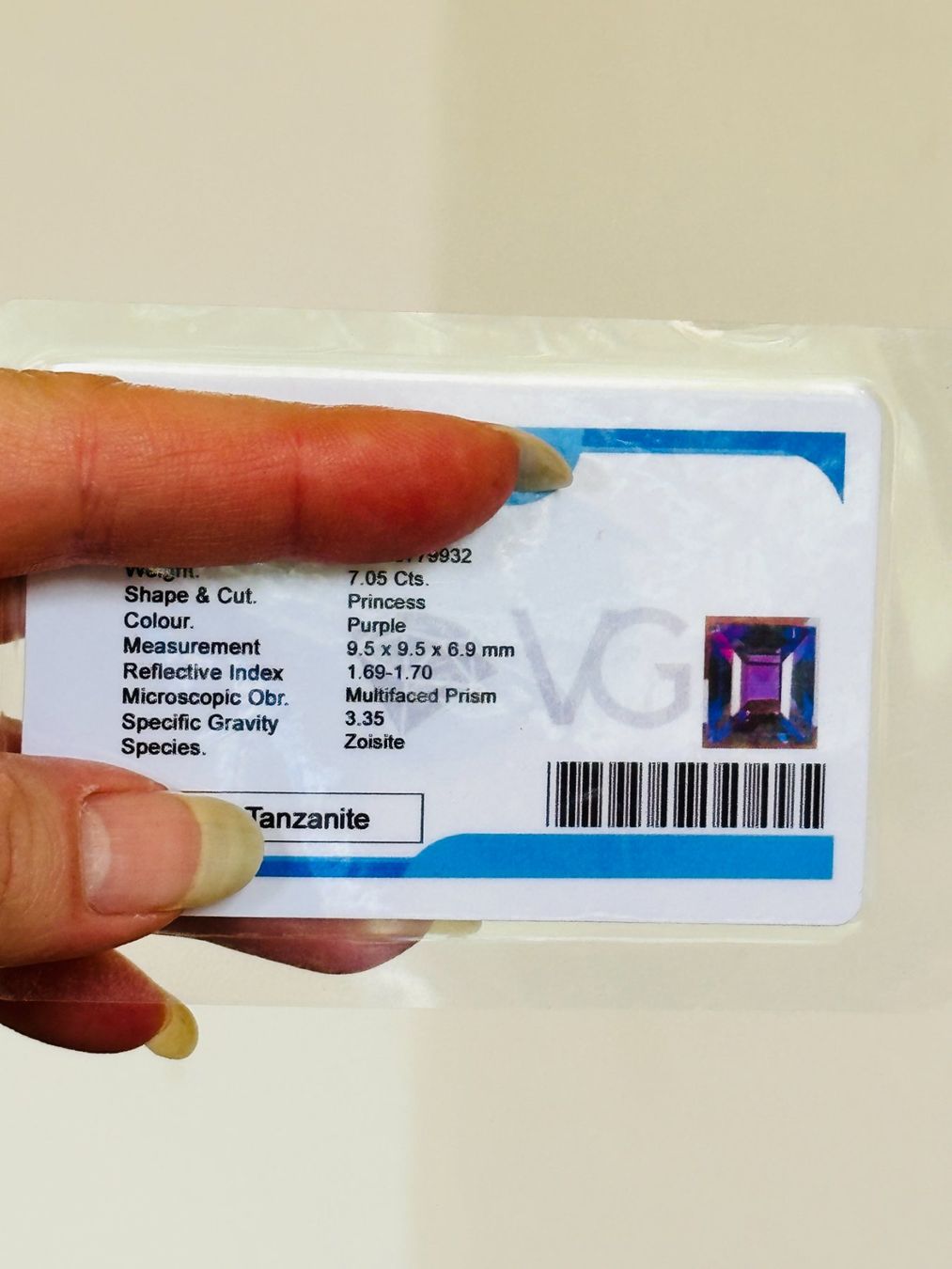 Pietre preziose: Certified 7.05 Ct – Nuovo e nell'imballaggio originale da Genève venduto da AGBERG 9
