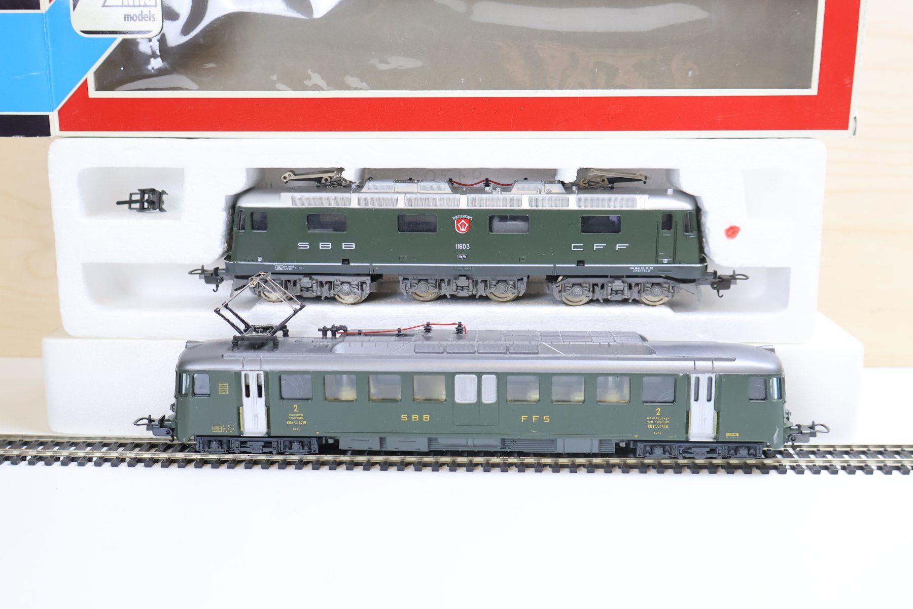 Lima Modellini di ferrovie: Lima Doppelpack SBB E-Loks H0 - DC schöne Modelle – Usato da Winterthur venduto da Monstera 1