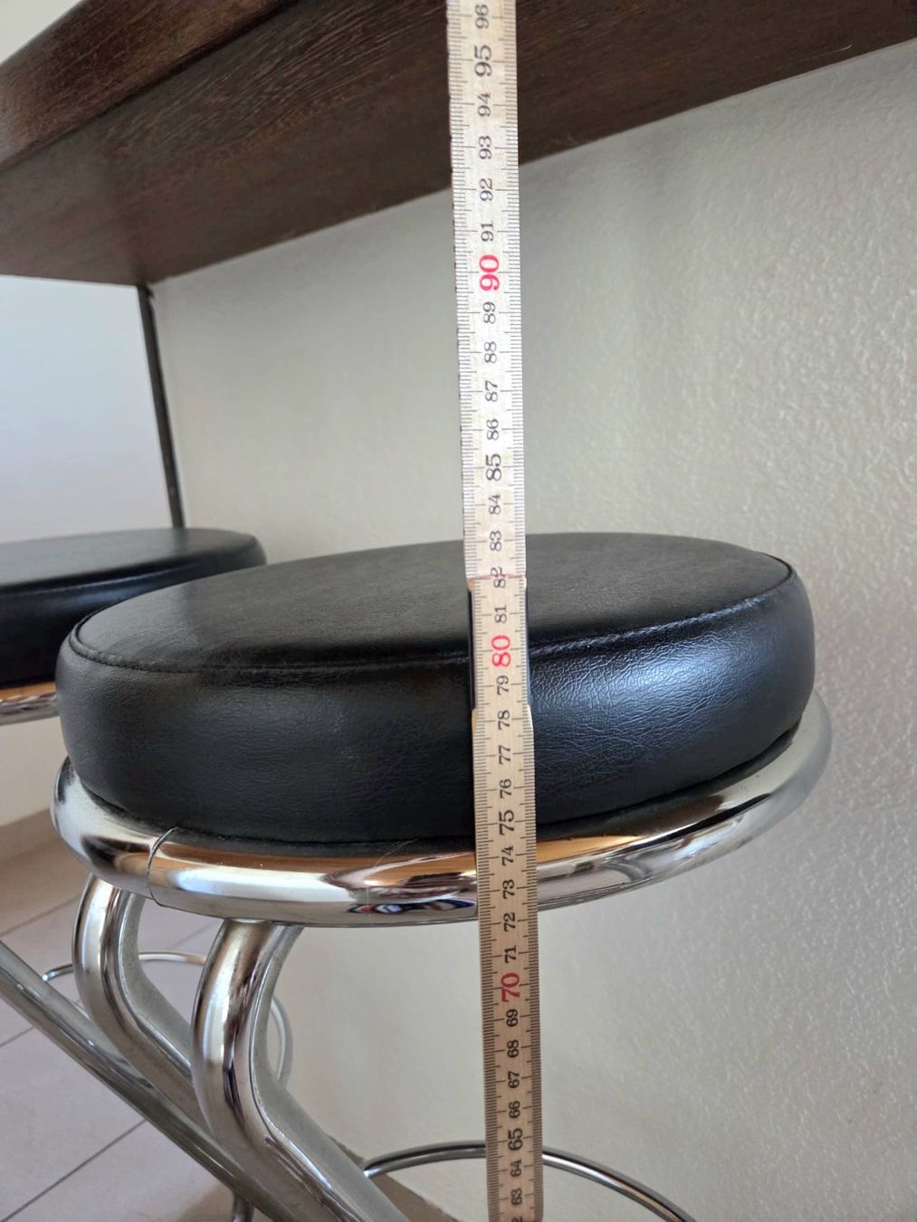 Sgabelli: Moderne Barhocker mit Polstersitz - Höhe 80 cm – Usato da Altstätten SG venduto da V_Redzepi 6
