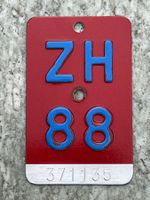 Velonummer ZH 88
