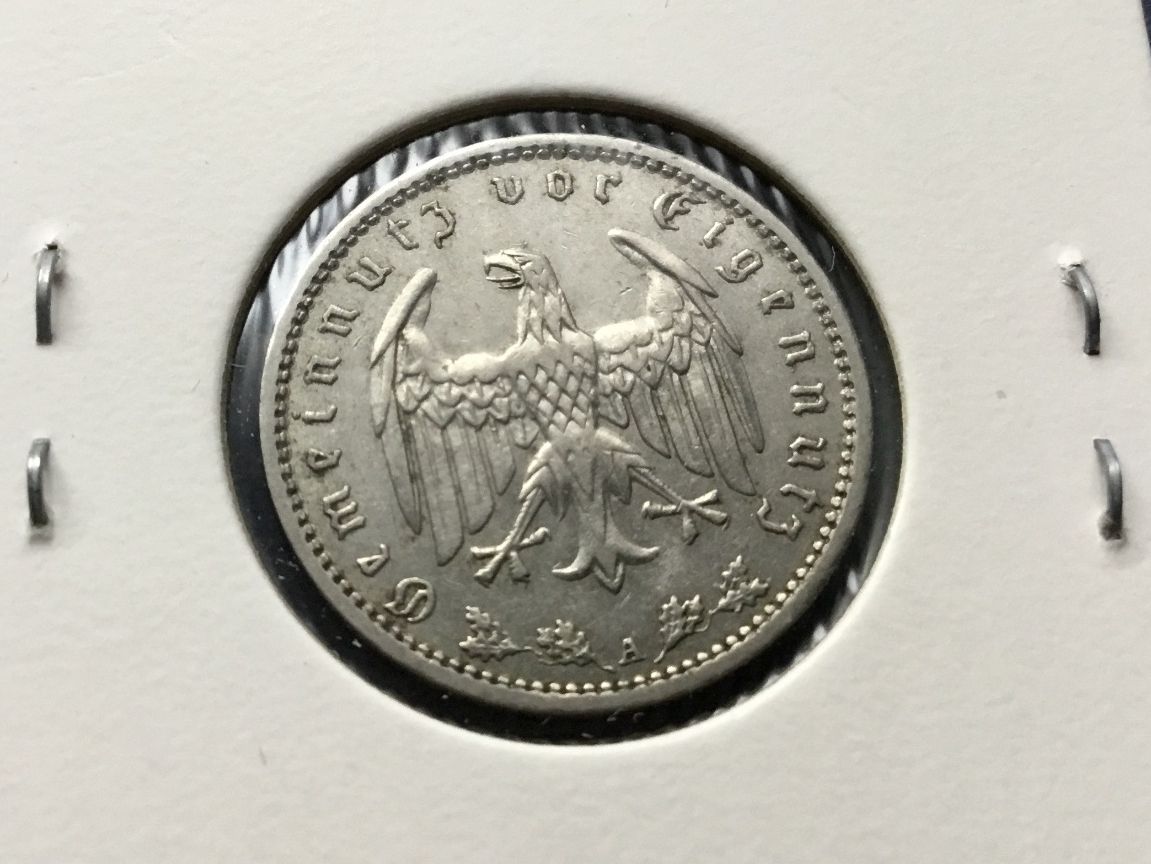 Tutti le monete: 1 Reichsmark 1937 A VZ + – Usato da St. Margrethen SG venduto da alfapeugeot10