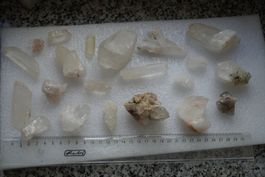 Bergkristall Quarz  Lot5    Räumung Topstone  ab 10.-