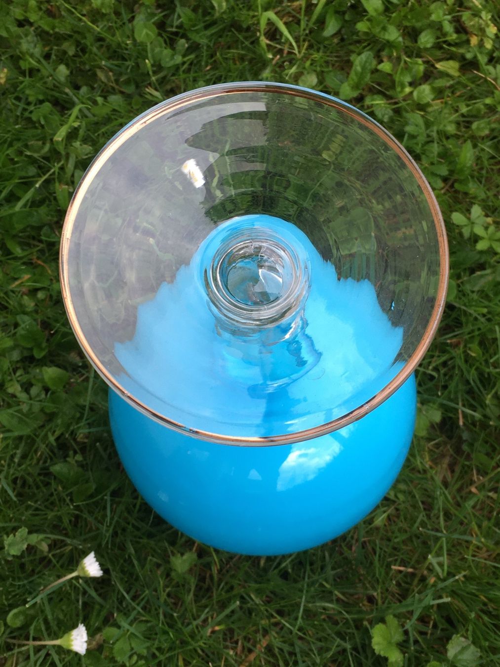 Bicchieri: Glas - Kelch mit Goldrand – Usato da Wangen b. Olten venduto da Finolino28 4