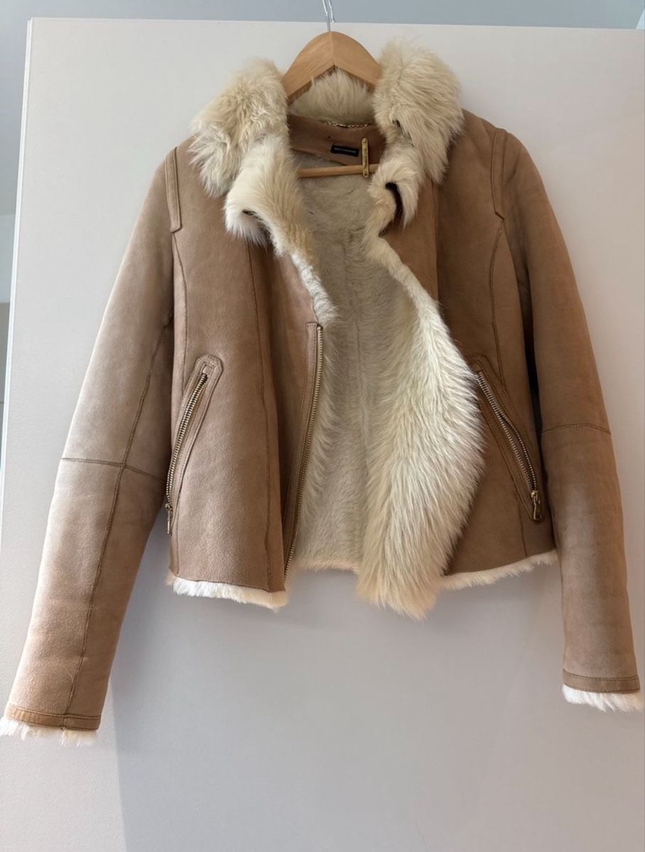 Giacche: Warme Lammfelljacke Gr. 34 Beige Winter – Nuovo (secondo la descrizione) da Zürich venduto da hel_dl5c