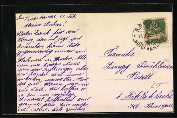 Cartoline postali: Aarau, Strasse Rathausgasse mit Geschäf – Usato da Berlin venduto da bartko-reher 1