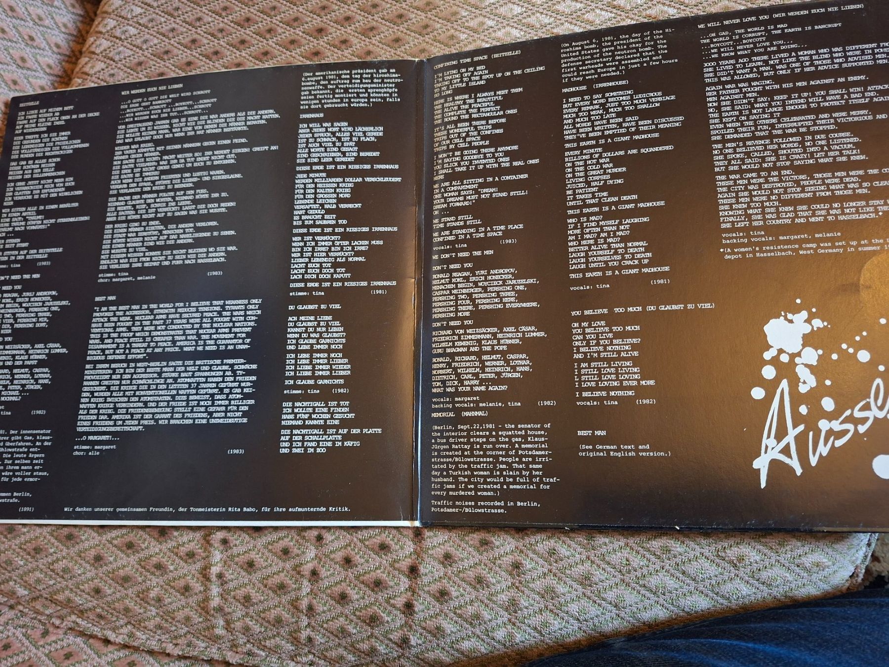 Dischi in vinile: Rare Experimental Rock LP - Ausserhalb - Rock Experimentell – Usato da Bernex venduto da Wannabehasbeen01 2