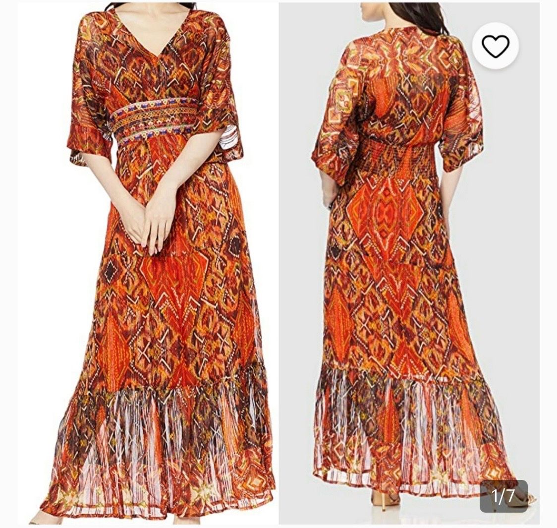 Desigual Vestiti: Desigual Kleid Gr 42 44 L – Usato da Zizers venduto da dalaub 7