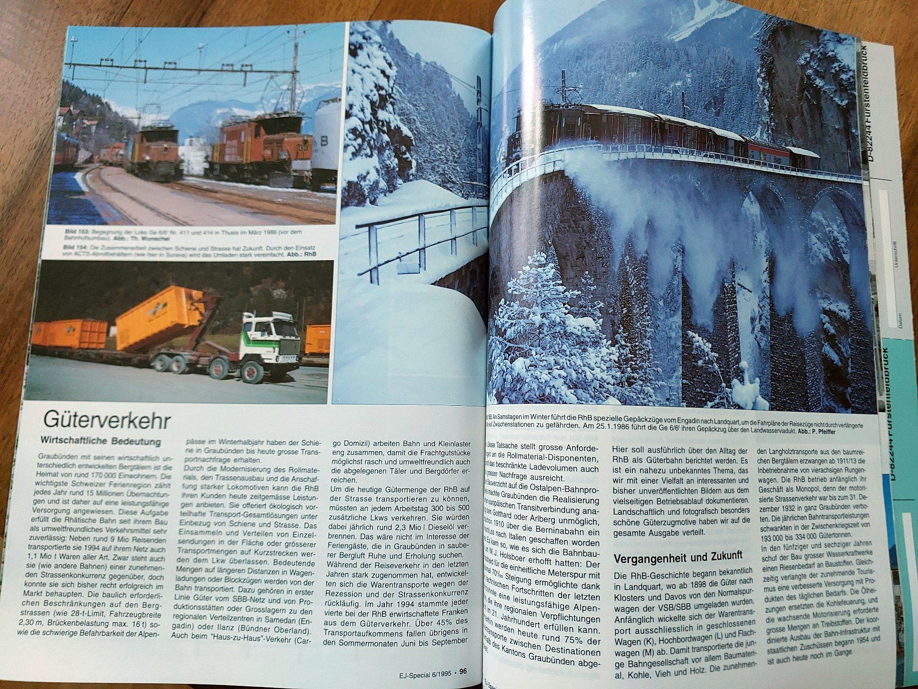 Riviste & Magazine: Eisenbahn Journal special - Die RhB Teil 1 – Usato da Schönenwerd venduto da Steidi 5