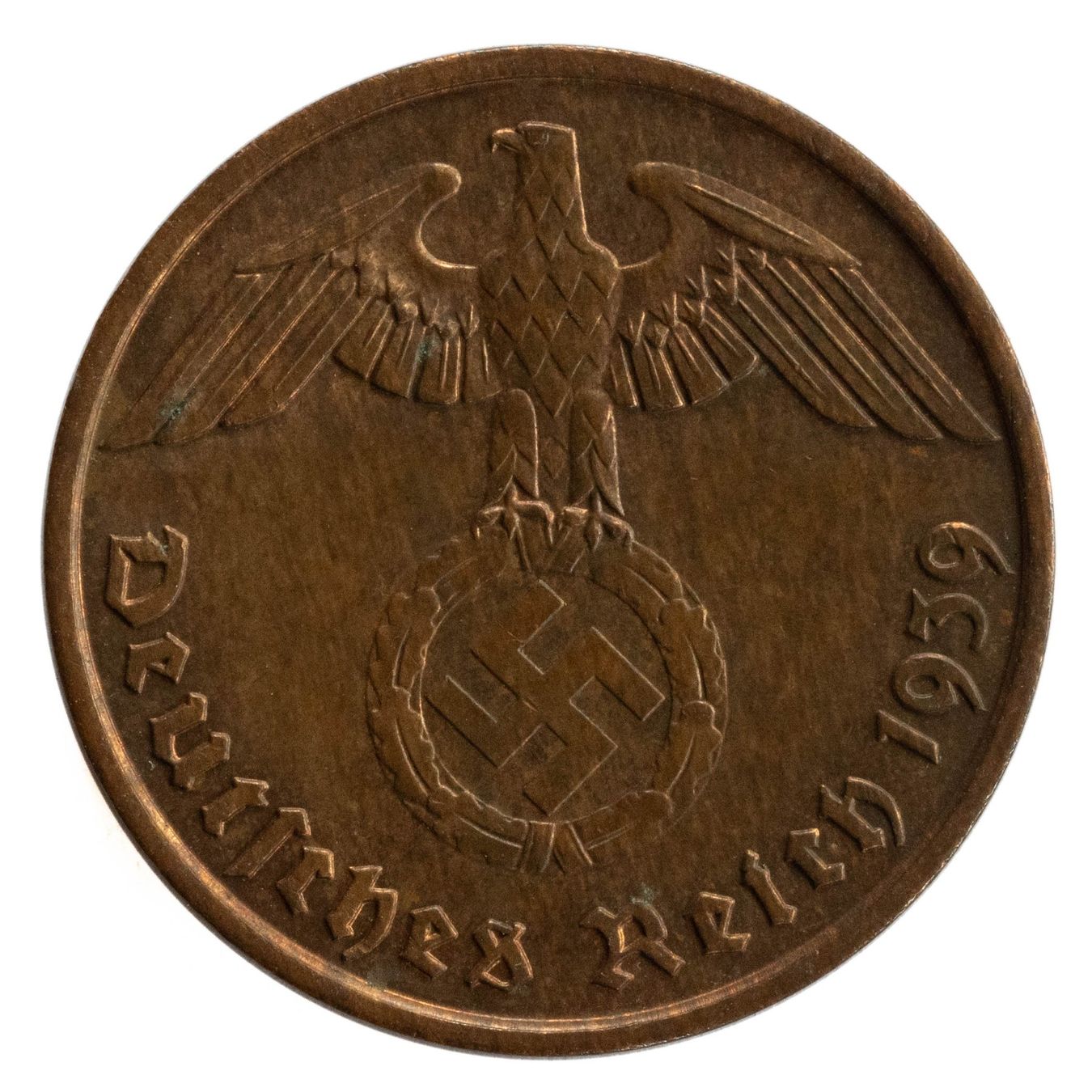 Tutti le monete: Deutschland - 2 Reichspfennig - 1939 - J – Usato da Rotkreuz venduto da num_6343 1