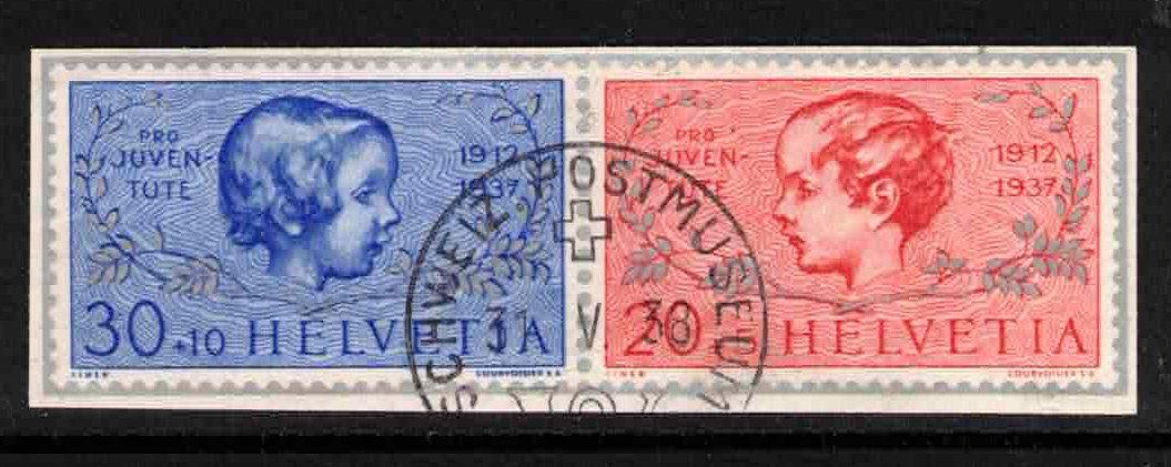 Tutti i francobolli: 1937 Pro Juventute Block Ausschnitte ʘ – Nuovo (secondo la descrizione) da Nuglar venduto da Stamp88