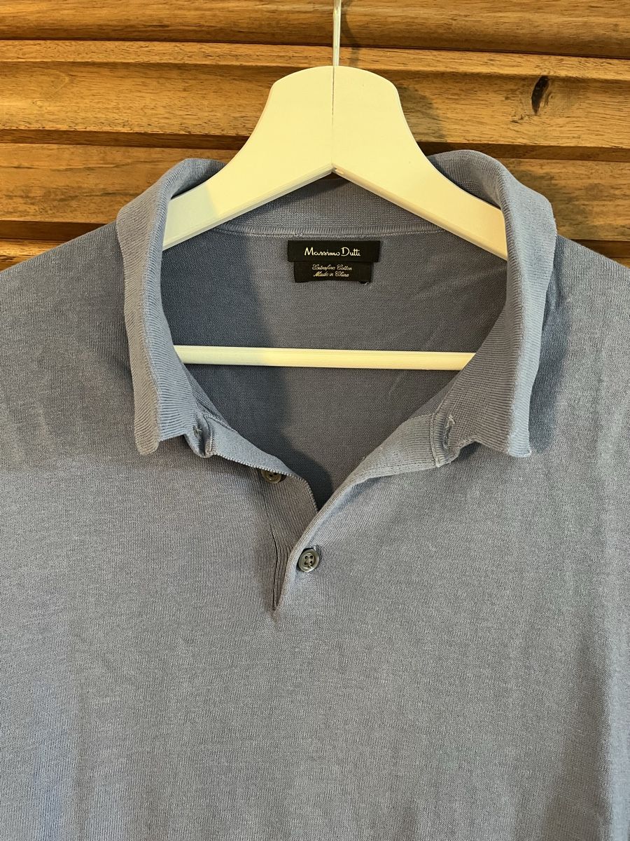 Massimo Dutti Polos: Poloshirt, blau/grau, Gr. M, Massimo Dutti – D'occasion à St. Gallen par Gloom22