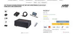VW Tiguan II Sound Upgrade Set - Plug & Play Subwoofer