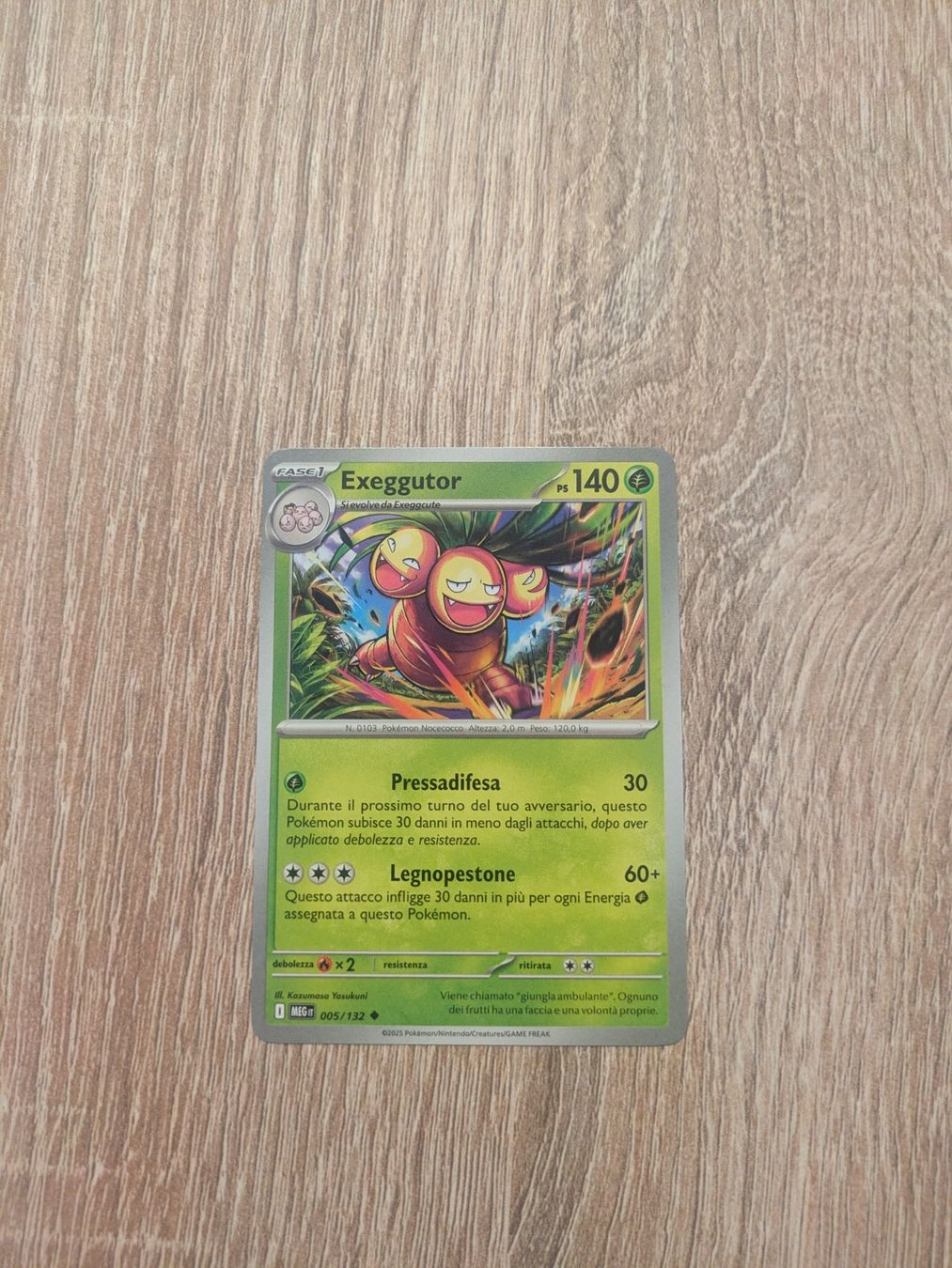Pokémon Sammelbilder & Trading cards: EXEGGUTOR, MEGA EVOLUTION, MEG5, UNCOMMON, 2025, ITA, NM/MT – Gebraucht aus Losone von AlpineLayer
