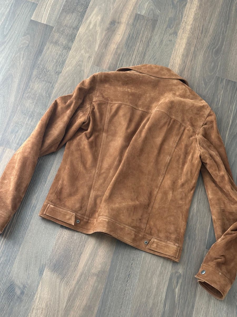 Giacche: Wildlederjacke in Braun, Grösse S – Usato da Mörschwil venduto da ReLuxeAtelier 1
