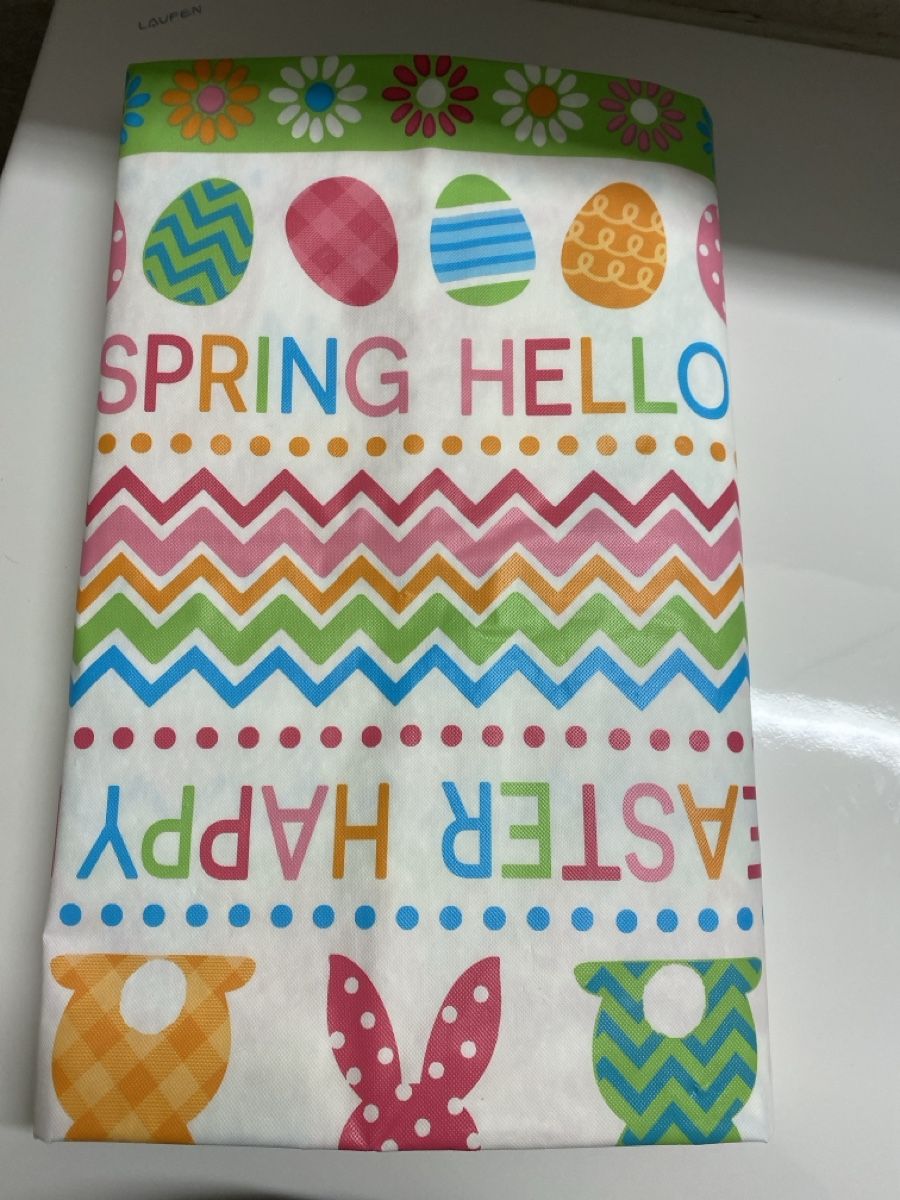 Altra biancheria da tavola: 130x180 cm Colorful Easter Spring Tablecloth Decoration – Nuovo e nell'imballaggio originale da Buttikon SZ venduto da Maxwelltime