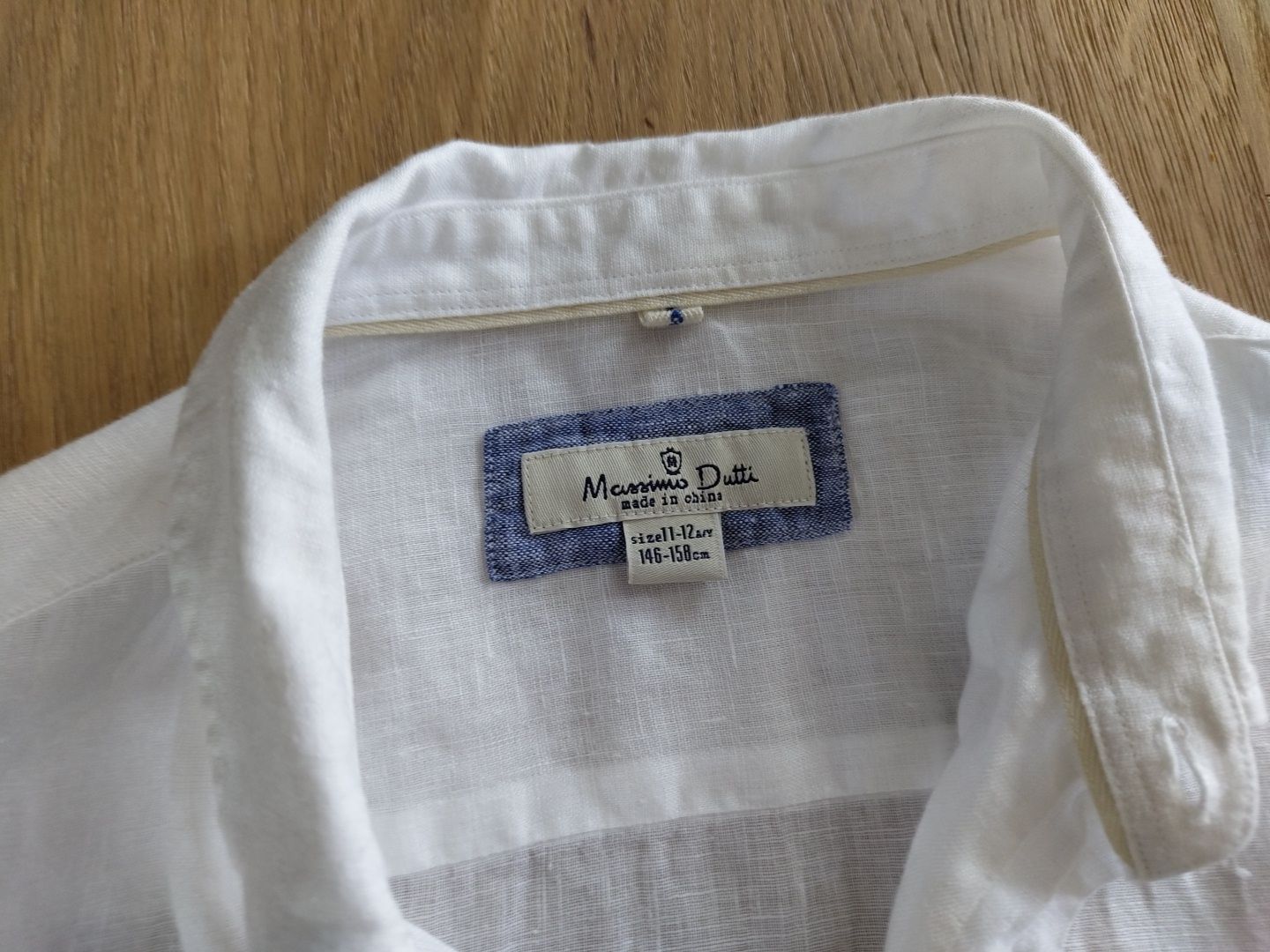 Massimo Dutti Hemden, T-Shirts & Polos: Massimo Dutti Leinen Hemd gr 146-152 / 12J – Gebraucht aus Gams von bigwolfi-schnuggel 1