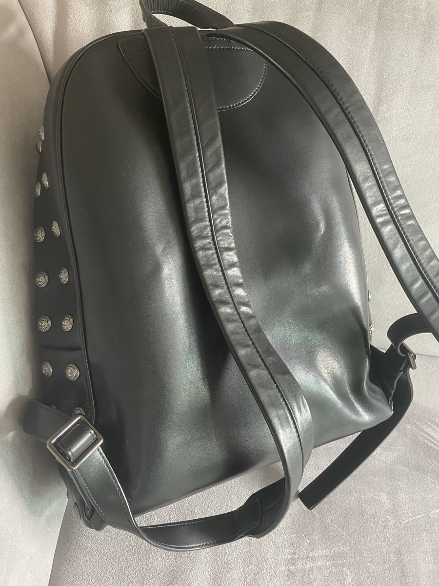 Sacs à dos: Balmain Backpack Black Studded Leather Unisex – Neuf (Voir description) à Zürich par Nat1978 1