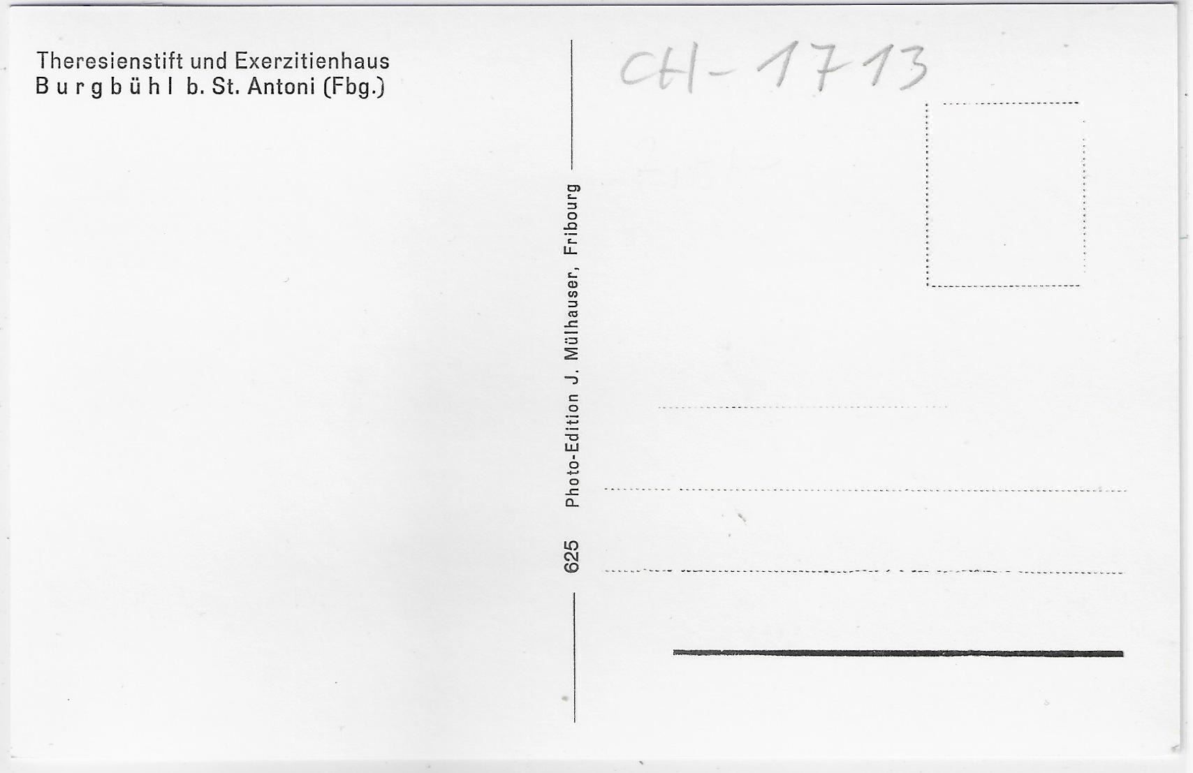 Cartoline postali: Theresienstift und Exerzitienhaus – Usato da Ettingen venduto da Kartenplanet 1