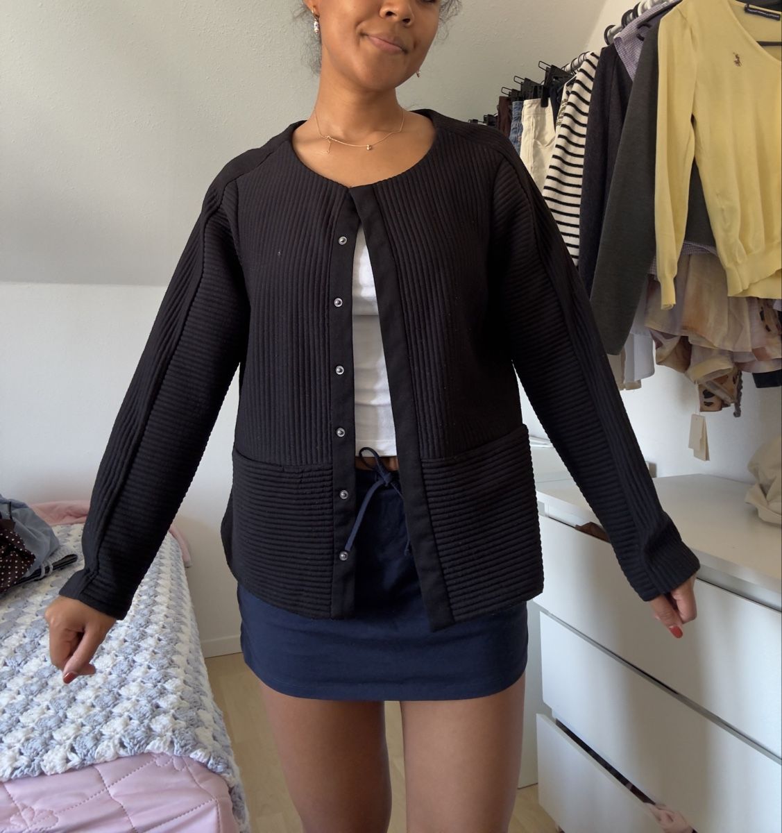 La Redoute Jacken: Damen Strickjacke Schwarz Grösse L – Gebraucht aus Winterthur von Flomiverse 1