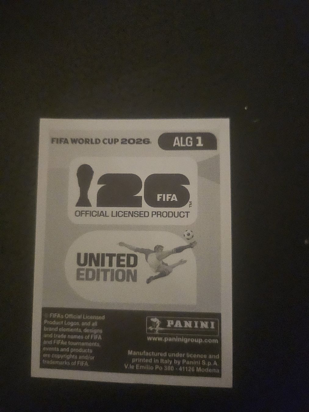 Panini Carte collezionabili: panini ALG 1 – Nuovo (secondo la descrizione) da Croy venduto da sylvie1350 1