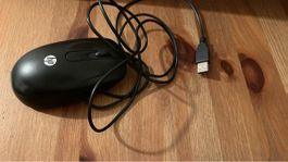 HP Computermaus schwarz günstig abzugeben