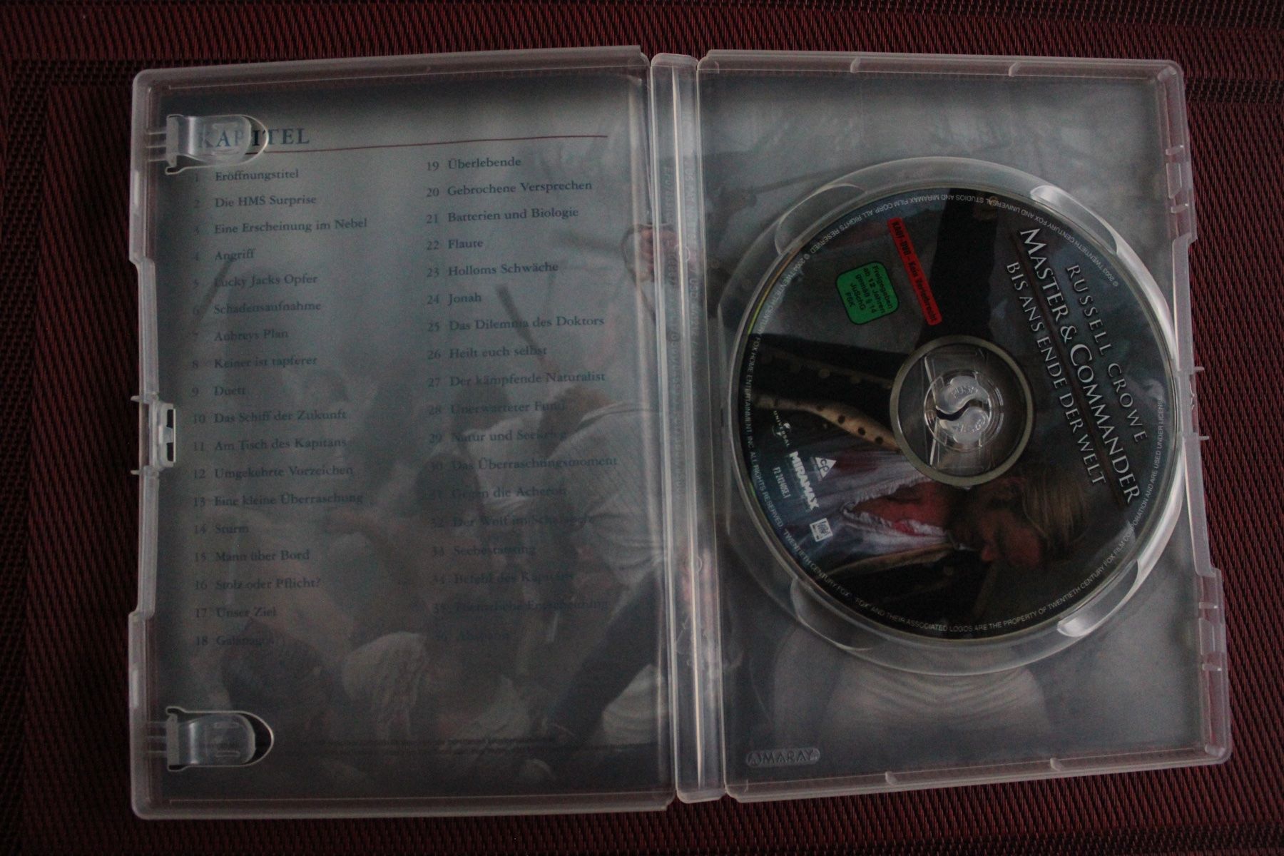 Tutti i DVDs: Master and Commander - Bis ans Ende der Welt DVD – Usato da Geroldswil venduto da Schlumpfine1973 1