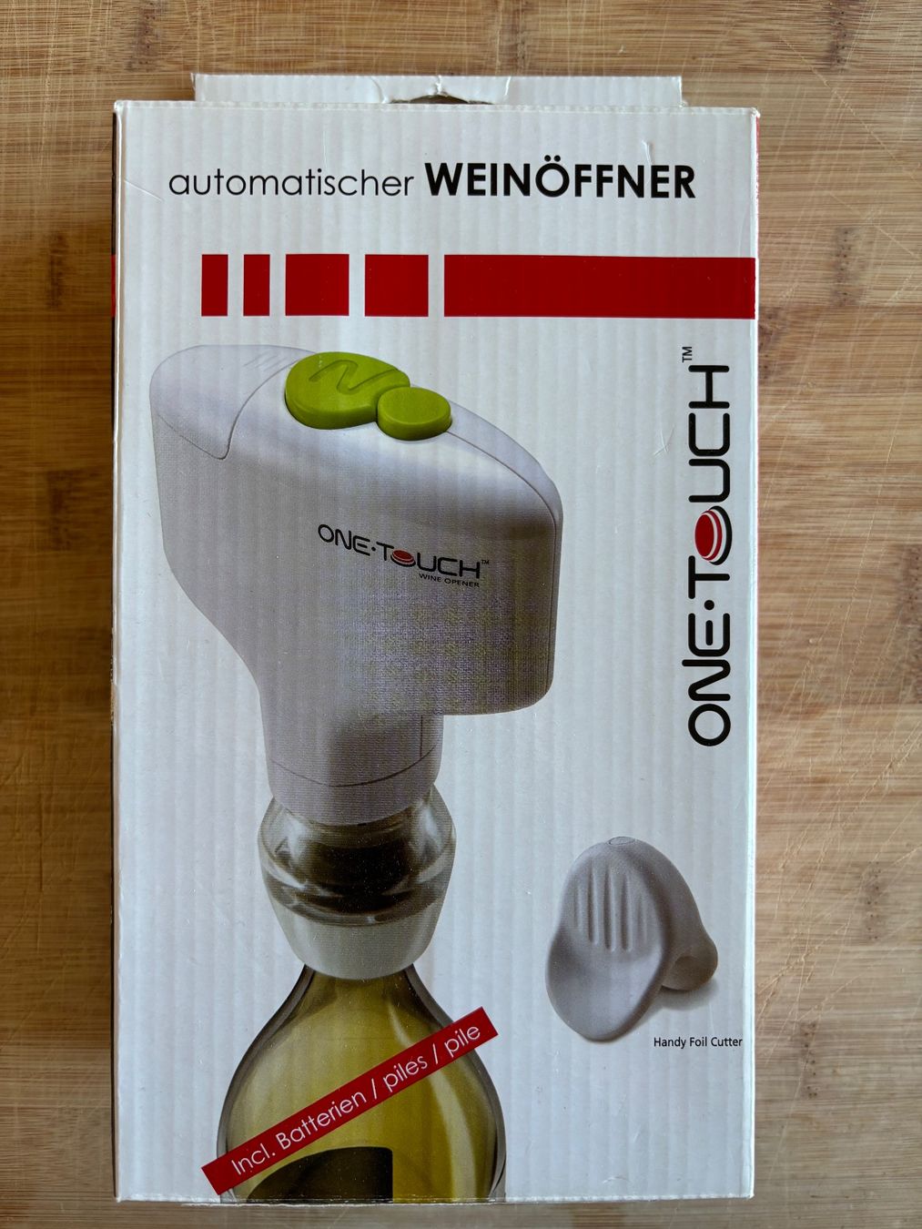Küchengeräte: Automatischer Weinoeffner One Touch – Neu (gemäss Beschreibung) aus Zollikofen von Team-AlMa