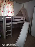 Flexa-Kinderbett / Hochbett inklusive Matratze und Zubehör