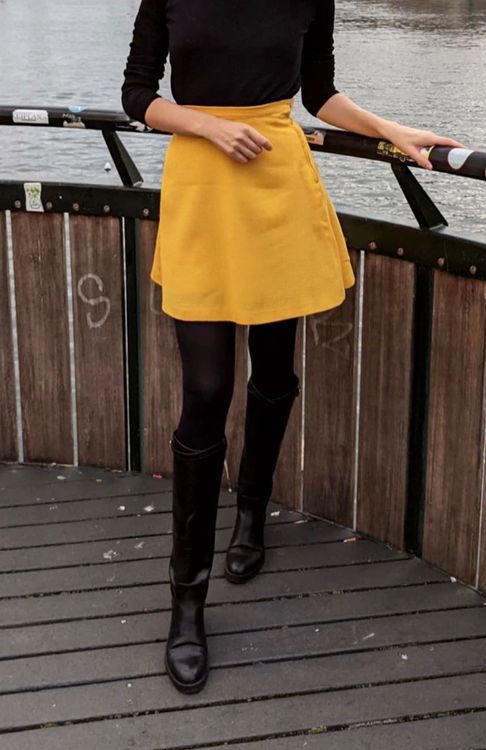 Vintage kurze Rock | gelb Minirock | short skirt (Gebraucht) in Zürich ...