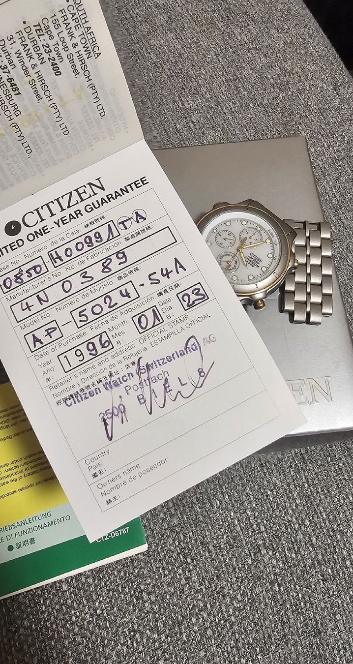 Citizen Orologi: Citizen Eco-Drive Titane, Full-Set ! – Usato da Genève venduto da Fresko01 7