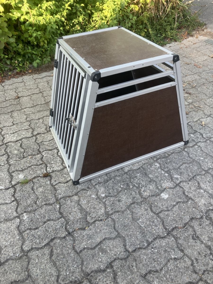 Gabbie, trasporto & Sicurezza: Hundetransportbox Aluminium Holz gebraucht – Usato da Schalunen venduto da Entengruetze 1