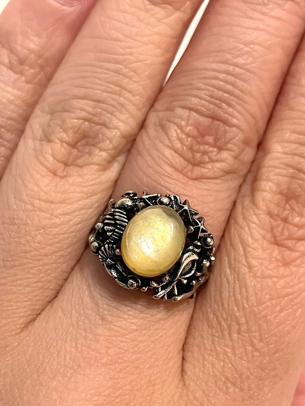 Ringe: Echter Gold-Glimmer Ring – Neu und originalverpackt aus Schiers von sisikristall