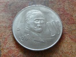 MEXIQUE   20  Centavos  1980  Amérique-Sud