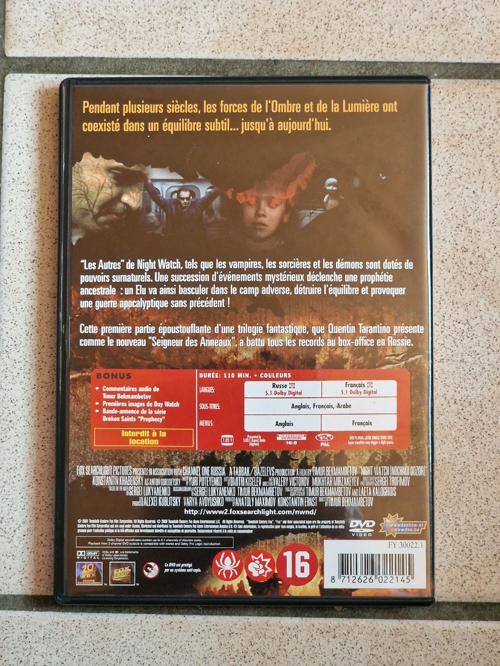 Tutti i DVDs: DVD Night Watch – Usato da Echallens venduto da mal_z665 1