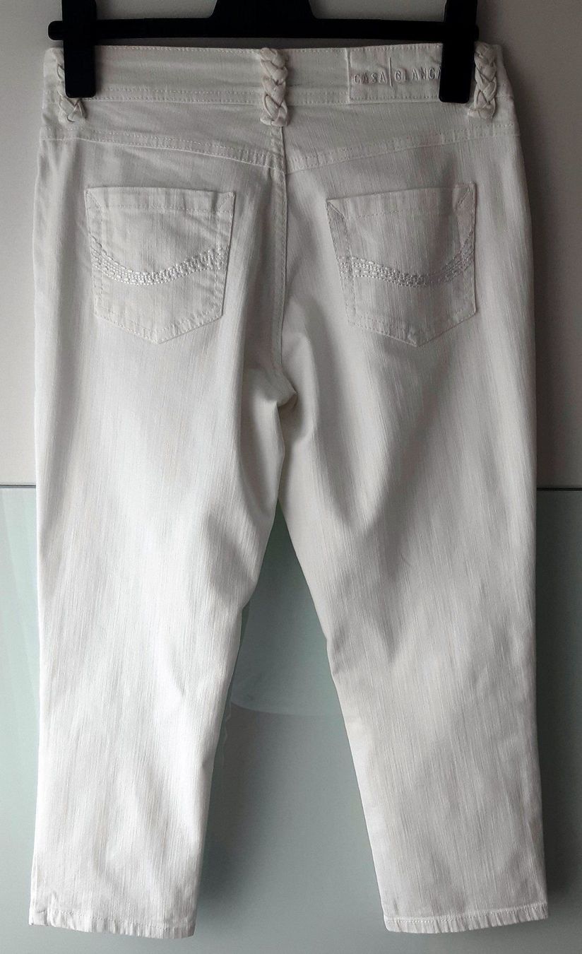 Jeans: Weisse 7/8-Hose Damen Gr. 36 – Usato da Feuerthalen venduto da kigo87 1