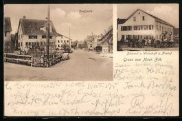 Maur /Zch., Restaurant und Bäckerei z. 
