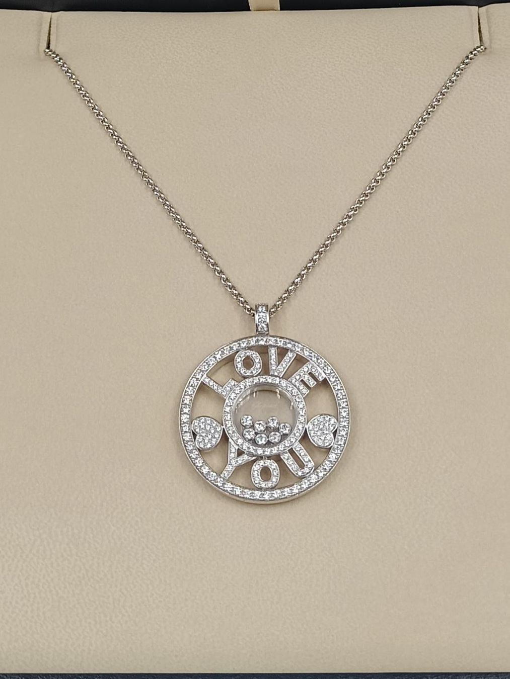 Chopard Catenine: CHOPARD HAPPY DIAMONDS " LOVE YOU " COLLIER , FULL SET – Usato da Luzern venduto da EdiGem 2