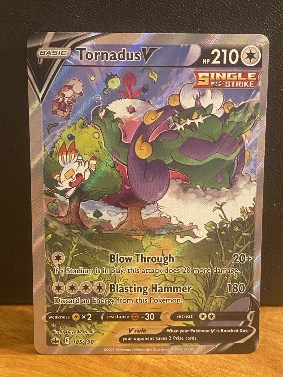 Pokémon Cartes à collectionner: Tornadus V , Chilling Reign , NM – Neuf (Voir description) à Dallenwil par Kartengrund