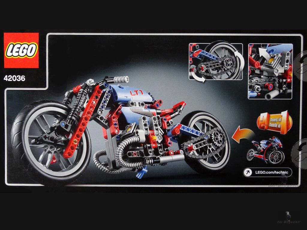 Lego Giocattoli: Lego Technic Strassenmotorrad (42036) – Nuovo e nell'imballaggio originale da Birsfelden venduto da der-Wegweiser 2