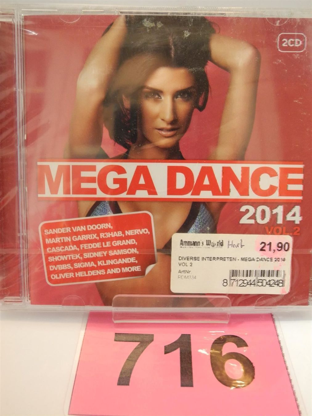 CD: CD Mega Dance 2014 Vol. 2, Nr. 716 – Nuovo e nell'imballaggio originale da Kottwil venduto da Crazyrolf