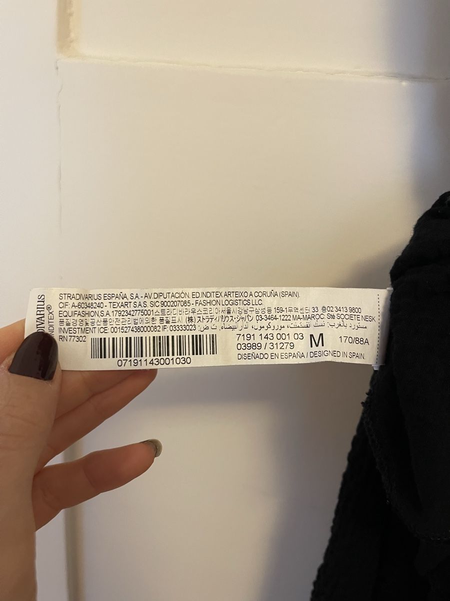 Stradivarius Vestiti: Stradivarius schwarzes Kleid M – Nuovo (secondo la descrizione) da Zürich venduto da flo_8x2x 7