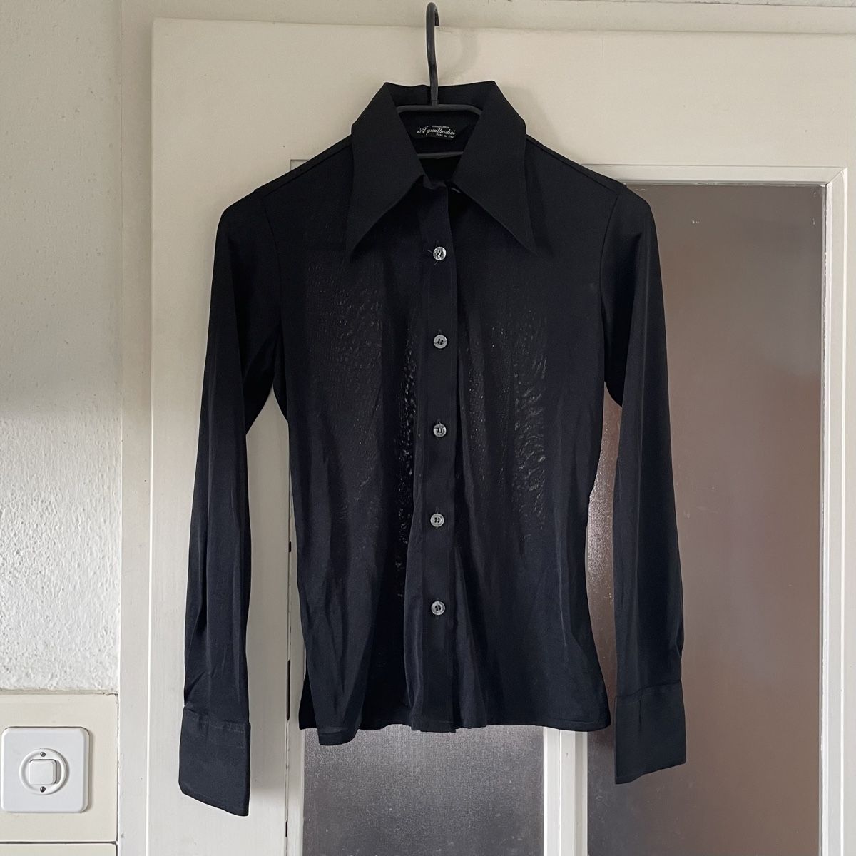 Camicette: Vintage black blouse, size S – Usato da Zürich venduto da daria_m