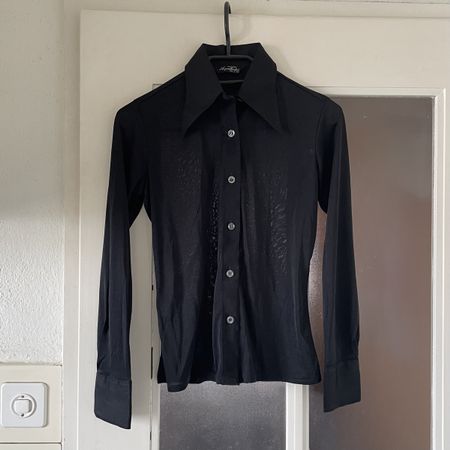 Vintage black blouse, size S