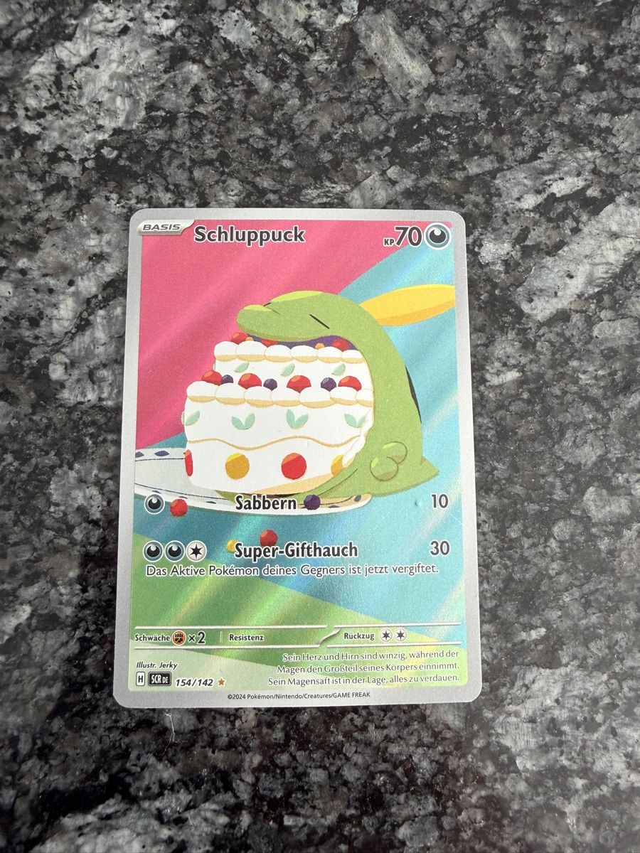 Pokémon Sammelbilder & Trading cards: Pokémon Schluppuck 154/142 – Gebraucht aus Liestal von arl_6tv7